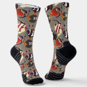 Muster der Wassertiere | Meeresunterwasser 41 Socken (Gewinkelt)