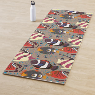 Muster der Wassertiere Meeresunterwasser 41 Yogamatte
