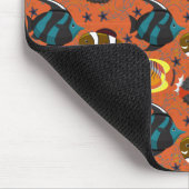 Muster der Wassertiere | Meeresunterwasser 42 Mousepad (Ecke)