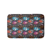 Muster der Wassertiere | Meeresunterwasser 43 Badematte (Vorderseite)