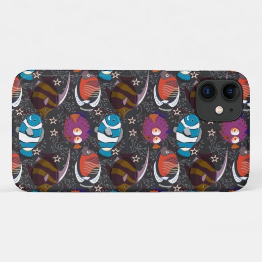 Muster der Wassertiere | Meeresunterwasser 43 Case-Mate iPhone Hülle (Rückseite (Horizontal))