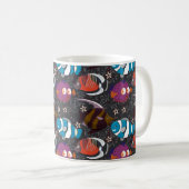 Muster der Wassertiere | Meeresunterwasser 43 Kaffeetasse (VorderseiteRechts)
