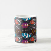 Muster der Wassertiere | Meeresunterwasser 43 Kaffeetasse (Mittel)