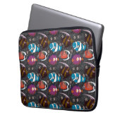 Muster der Wassertiere | Meeresunterwasser 43 Laptopschutzhülle (Vorderseite Links)