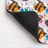 Muster der Wassertiere | Meeresunterwasser 44 Mousepad (Ecke)
