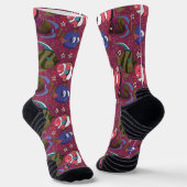 Muster der Wassertiere | Meeresunterwasser 46 Socken (Gewinkelt)