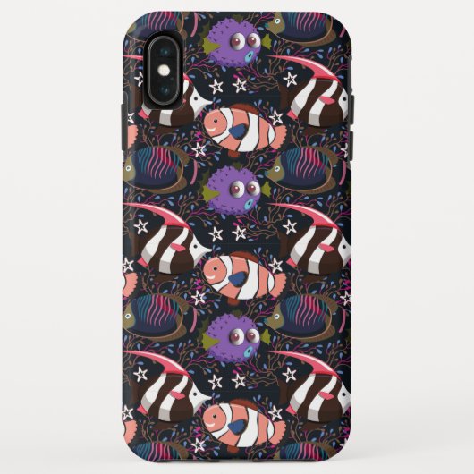 Muster der Wassertiere | Meeresunterwasser 47 Case-Mate iPhone Hülle (Rückseite)