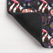 Muster der Wassertiere | Meeresunterwasser 47 Mousepad (Ecke)