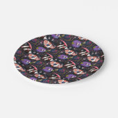 Muster der Wassertiere | Meeresunterwasser 47 Pappteller (Schrägansicht)