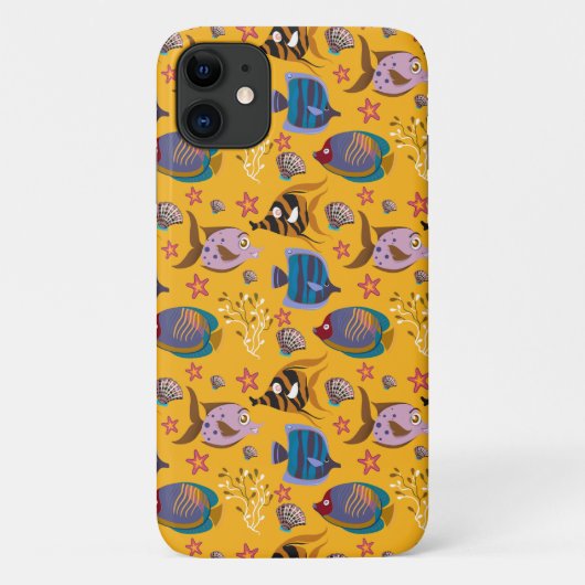 Muster der Wassertiere | Meeresunterwasser 6 Case-Mate iPhone Hülle (Rückseite)
