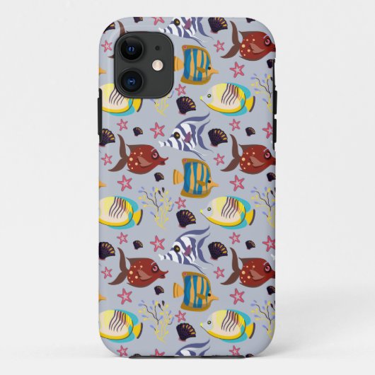 Muster der Wassertiere | Unterwasserleben im Meer Case-Mate iPhone Hülle (Rückseite)