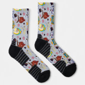 Muster der Wassertiere | Unterwasserleben im Meer  Socken (Rechts)