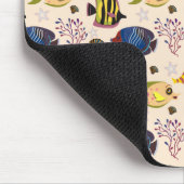 Muster der Wassertiere | Unterwasserleben im Ozean Mousepad (Ecke)