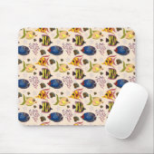 Muster der Wassertiere | Unterwasserleben im Ozean Mousepad (Mit Mouse)