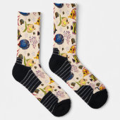 Muster der Wassertiere | Unterwasserleben im Ozean Socken (Rechts)