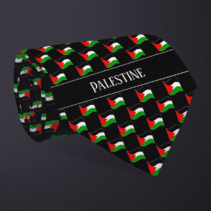 Muster der Wavy Palestine Flag Krawatte
