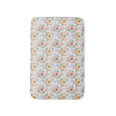 Muster der weichen Blume Bath Mat Badematte (Vorderseite Vertikal)