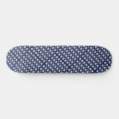 Muster der weißen Blume Thunder_Cove Skateboard (Horizontal)