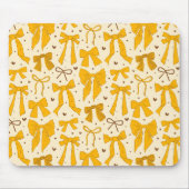 Muster der weißen gelben Bögen Mousepad (Vorne)