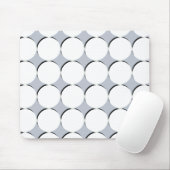 Muster der weißen Kreise Mousepad (Mit Mouse)