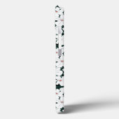 Muster der weißen tropischen Blume Case-Mate iPhone Hülle (Rückseite / Links)