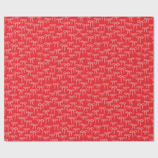 Muster der weißen und roten einfachen Bögen Geschenkpapier (Flach)