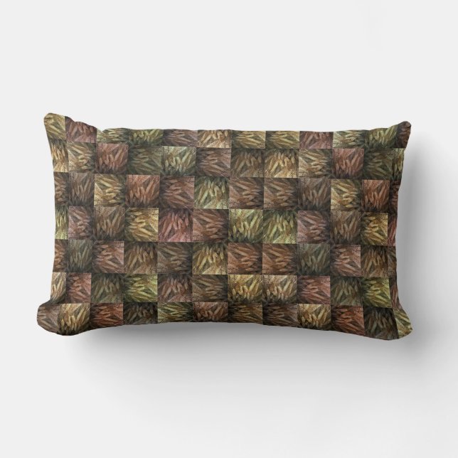 Muster der Weizenkleppchen, Lendenkissen (Vorderseite)