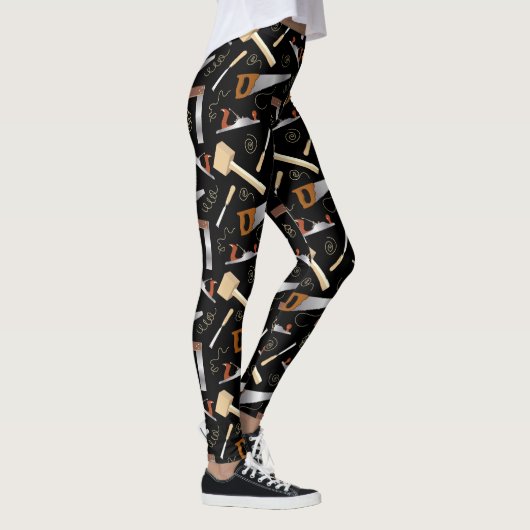 Muster der Werkzeugsysteme für Tischlerwerkzeuge Leggings (Rechts)