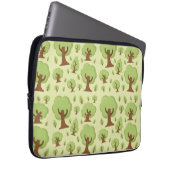 Muster der Whimsikbaume Laptopschutzhülle (Vorne Rechts)