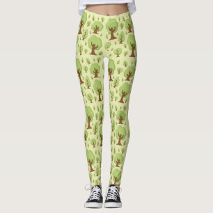 Muster der Whimsikbaume Leggings