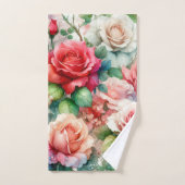 Muster der Whimsikschen Rose Badhandtuch Set (Handtuch)