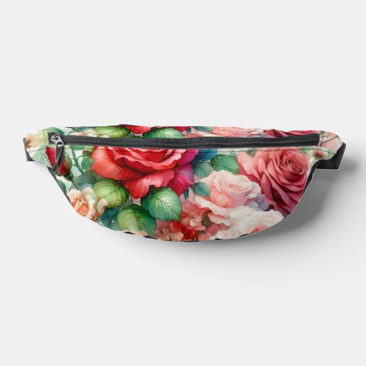 Muster der Whimsikschen Rose Bauchtasche (Ablage )