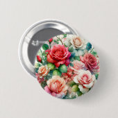 Muster der Whimsikschen Rose Button (Vorne & Hinten)