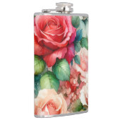 Muster der Whimsikschen Rose Flachmann (Rechts)