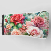 Muster der Whimsikschen Rose Golf Headcover (Vorderseite)