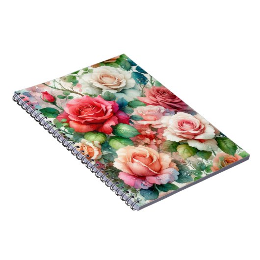 Muster der Whimsikschen Rose Notizblock (Rechte Seite)