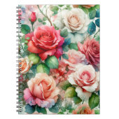 Muster der Whimsikschen Rose Notizblock (Vorderseite)