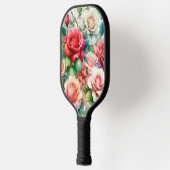 Muster der Whimsikschen Rose Pickleball Schläger (Links)
