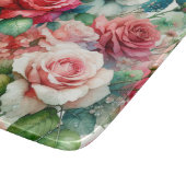 Muster der Whimsikschen Rose Schneidebrett (Ecke)