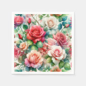 Muster der Whimsikschen Rose Serviette (Vorderseite)