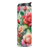 Muster der Whimsikschen Rose Thermosbecher (Nach links gedreht)