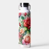 Muster der Whimsikschen Rose Trinkflasche (Vorne)