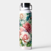 Muster der Whimsikschen Rose Trinkflasche (Rückseite)