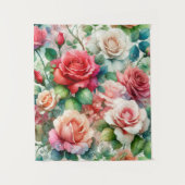 Muster der Whimsikschen Rose Wandteppich (Vorderseite)