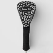 Muster der White Fast Food Icons Golf Headcover (Vorderseite)