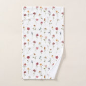 Muster der Wildblume der Aquarellfrüchte Handtuch (Handtuch)