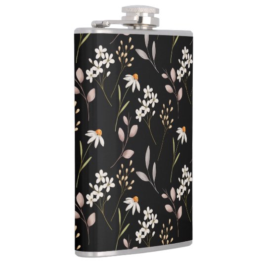 Muster der Wildblume Flachmann (Rechts)