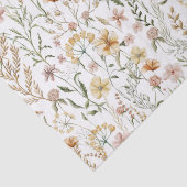 Muster der Wildblume Seidenpapier (Detail)