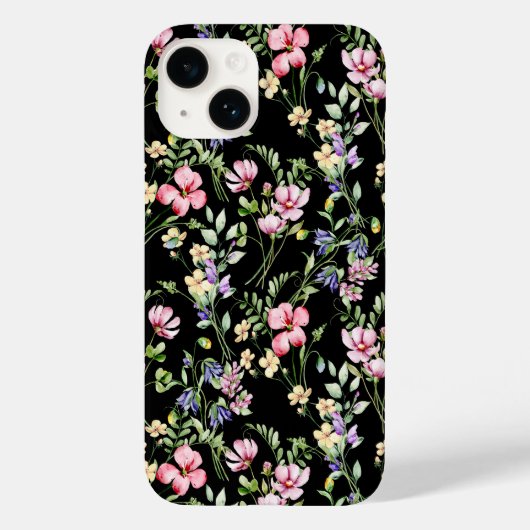 Muster der Wildblumen Case-Mate iPhone Hülle (Rückseite)