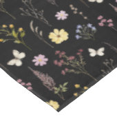 Muster der Wildblumen für die Wasserfarbenfeder Tischdecke (Schrägansicht)